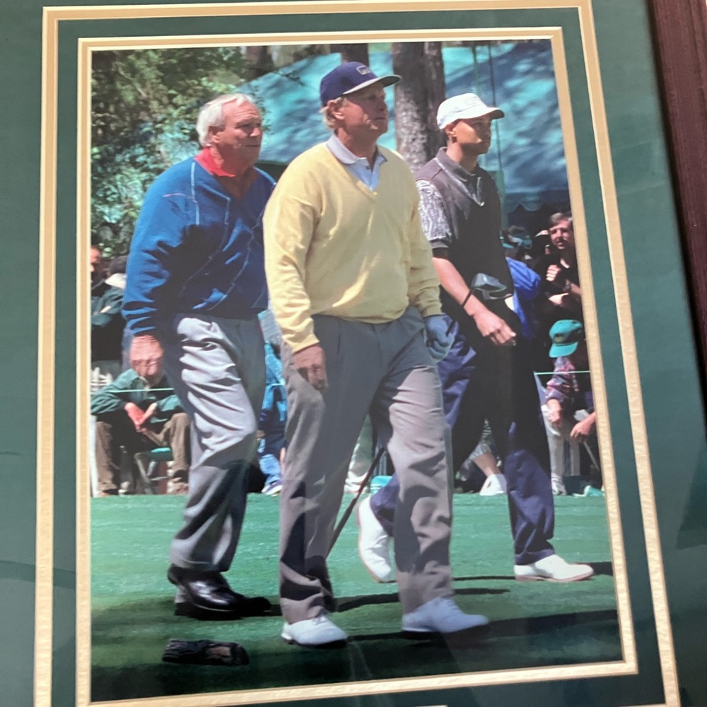 Golf Augusta wall picture Roy Jack and tiger